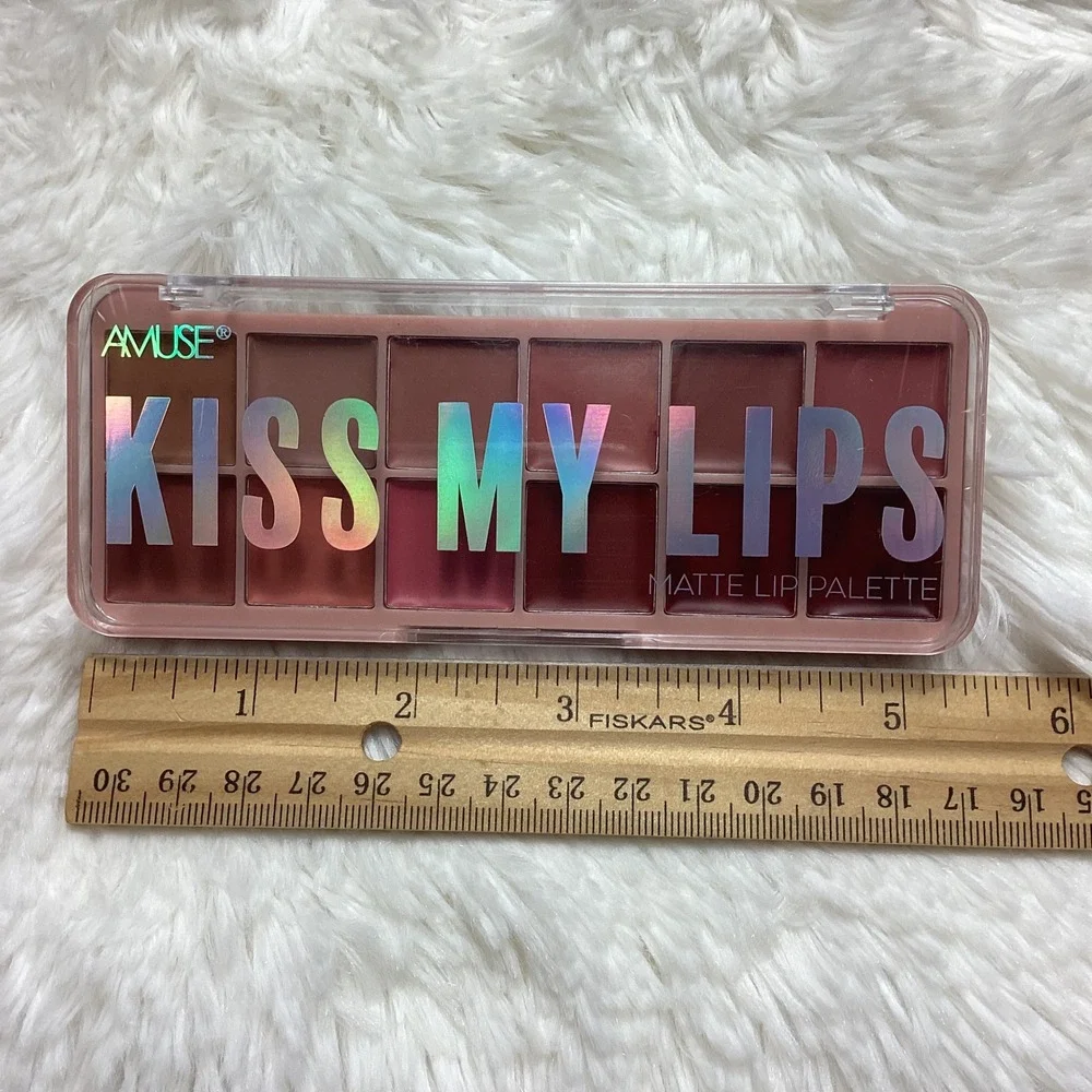 Amuse Kiss My Lips Matte Lip Palette 12 Shades Nudes Berries LIP  New Sealed